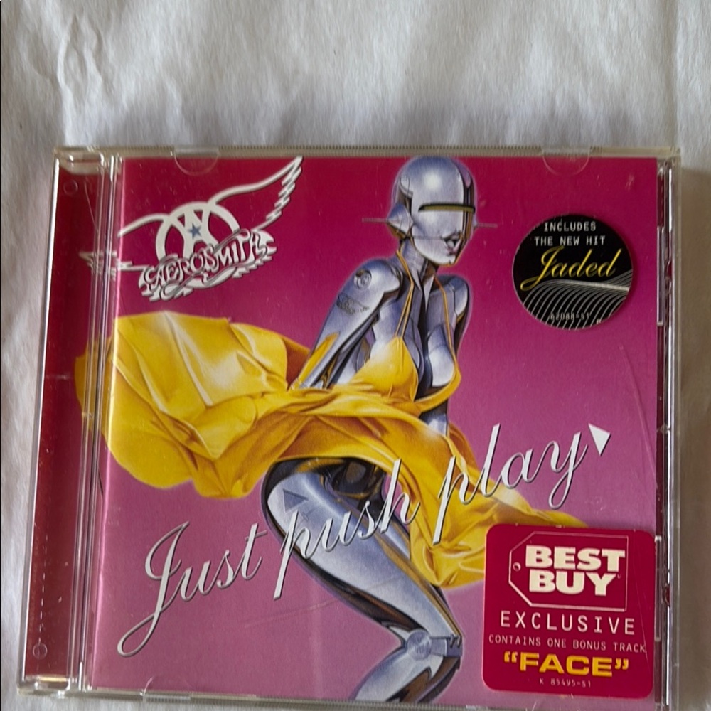 Aerosmith 'Just Push Play' CD - Pink Cover